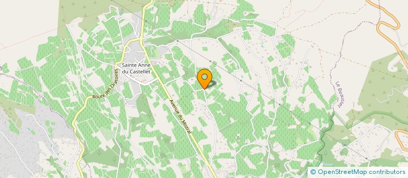 localisation de l'entreprise MONSIEUR ETIENNE REBUFAT à LE CASTELLET