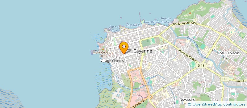 localisation de l'entreprise MONSIEUR ETIENNE REGIS à CAYENNE