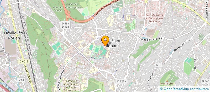 localisation de l'entreprise MONSIEUR ETIENNE REITH  MONT-SAINT-AIGNAN