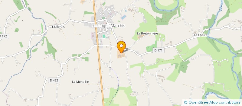 localisation de l'entreprise MONSIEUR ETIENNE REUZEAU  LES LOGES-MARCHIS