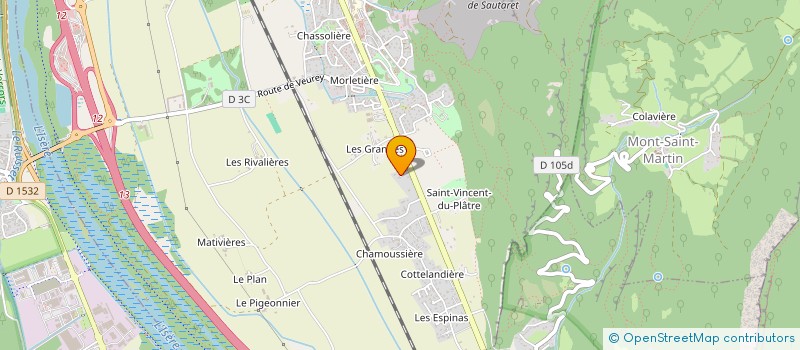 localisation de l'entreprise MONSIEUR ETIENNE REYMOND  VOREPPE