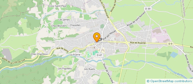 localisation de l'entreprise MONSIEUR ETIENNE REZE  RENAISON