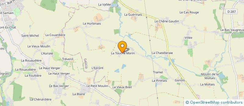 localisation de l'entreprise MONSIEUR ETIENNE RIAND  GEVEZE