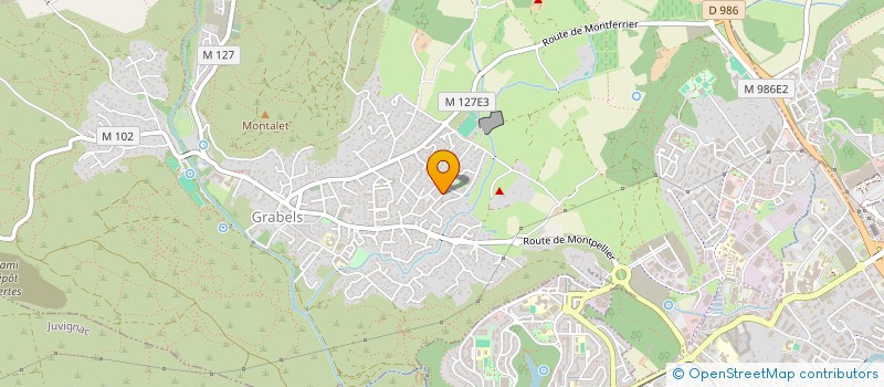 localisation de l'entreprise MONSIEUR ETIENNE RIGAUD  GRABELS