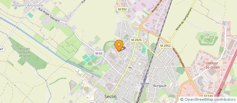 localisation de l'entreprise MONSIEUR ETIENNE ROBEYNS  SECLIN