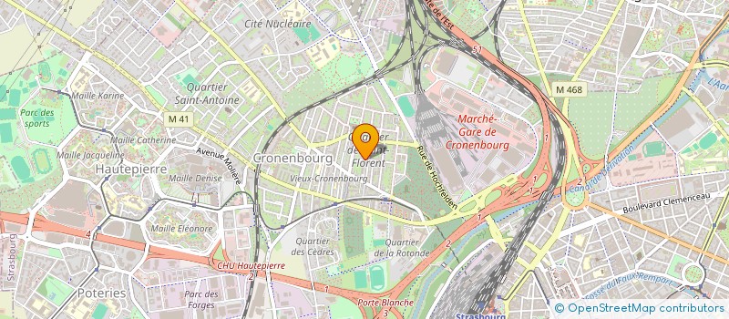 localisation de l'entreprise MONSIEUR ETIENNE ROHRER à STRASBOURG