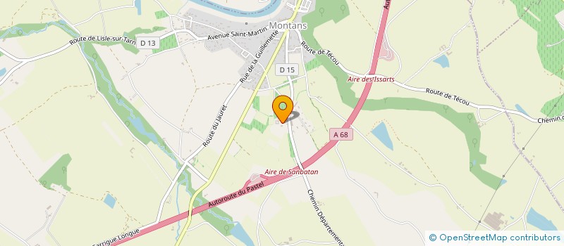 localisation de l'entreprise MONSIEUR ETIENNE ROQUES  MONTANS