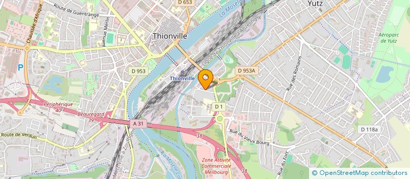 localisation de l'entreprise MONSIEUR ETIENNE ROSSI à THIONVILLE