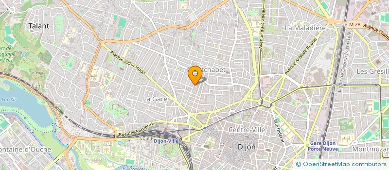 localisation de l'entreprise MONSIEUR ETIENNE ROUTHIER  DIJON