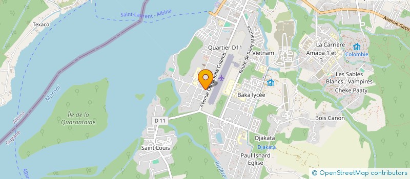 localisation de l'entreprise MONSIEUR ETIENNE SABAJO à SAINT-LAURENT-DU-MARONI