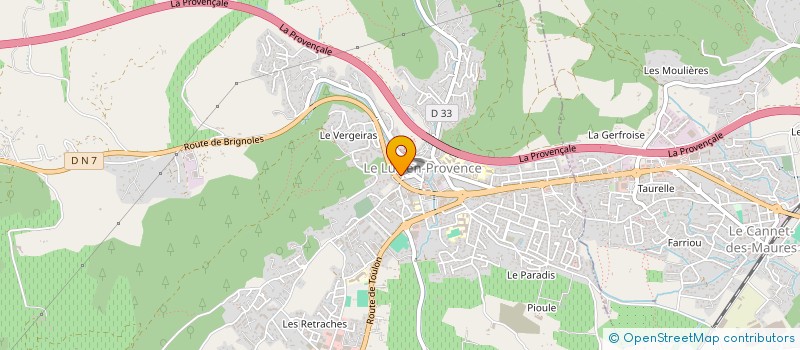 localisation de l'entreprise MONSIEUR ETIENNE SABATTIER  CABASSE