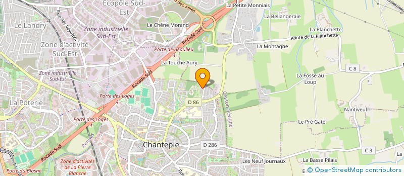 localisation de l'entreprise MONSIEUR ETIENNE SAINT-JALMES  RENNES