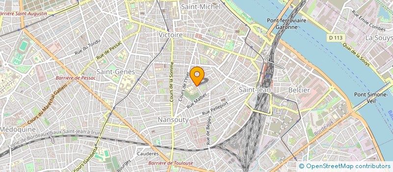 localisation de l'entreprise MONSIEUR ETIENNE SARCIAUX  BORDEAUX