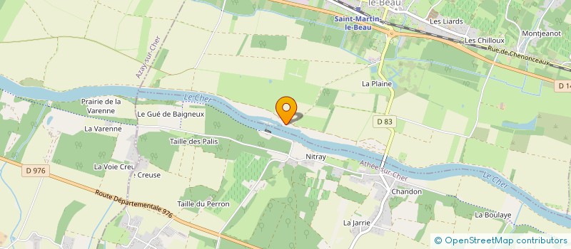 localisation de l'entreprise MONSIEUR ETIENNE SAULQUIN  ATHEE-SUR-CHER