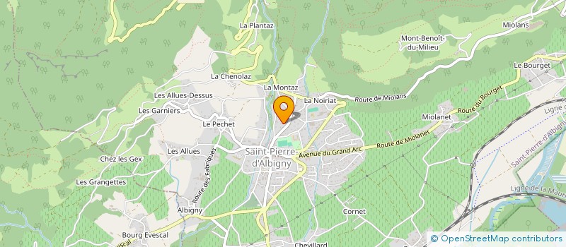 localisation de l'entreprise MONSIEUR ETIENNE SAUTIER  SAINT-PIERRE-D'ALBIGNY