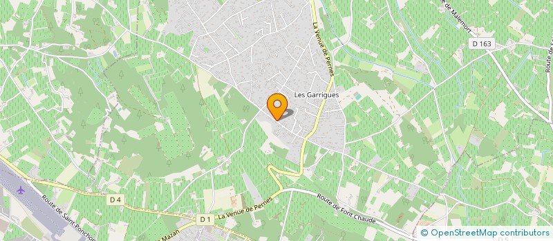 localisation de l'entreprise MONSIEUR ETIENNE SAUZE  MAZAN