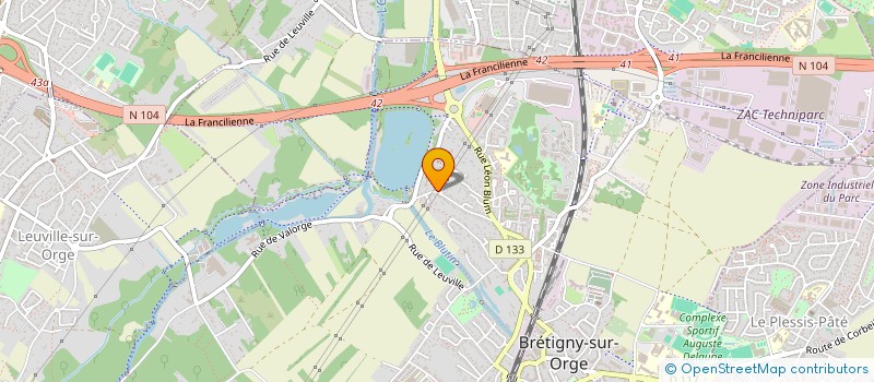 localisation de l'entreprise MONSIEUR ETIENNE SAUZE à BRETIGNY-SUR-ORGE