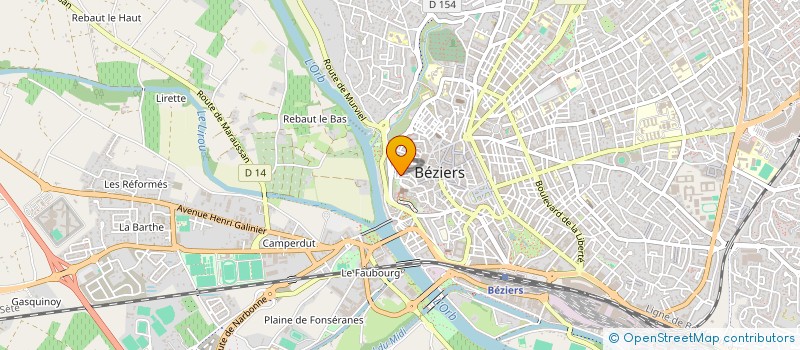 localisation de l'entreprise MONSIEUR ETIENNE SCHAUMBURG  BEZIERS