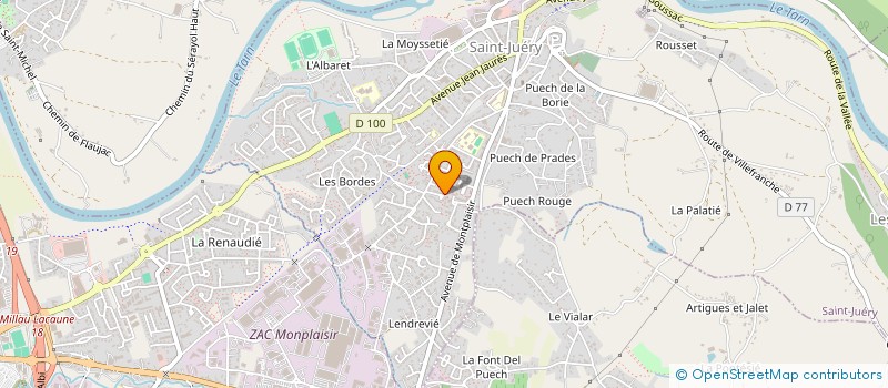 localisation de l'entreprise MONSIEUR ETIENNE SCHIED  SAINT-JUERY