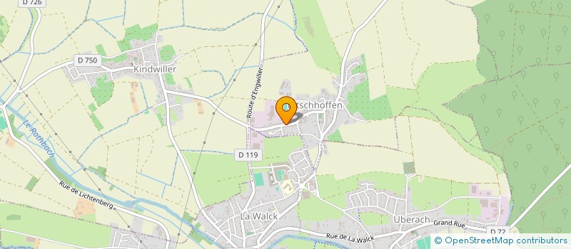 localisation de l'entreprise MONSIEUR ETIENNE SCHNEIDER  BITSCHHOFFEN