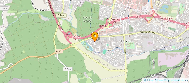 localisation de l'entreprise MONSIEUR ETIENNE SCIBETTA  TERVILLE