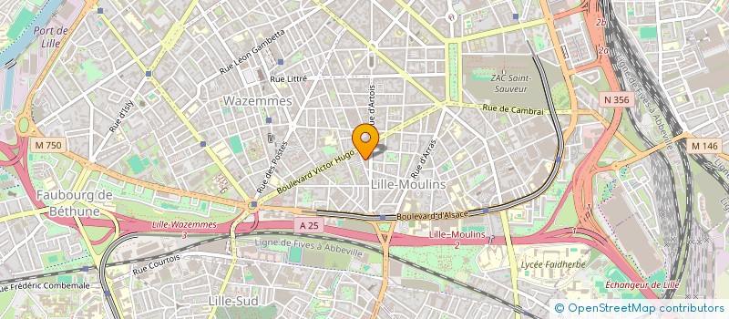 localisation de l'entreprise MONSIEUR ETIENNE SINTIVE à LILLE