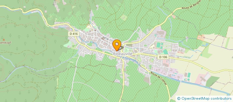 localisation de l'entreprise MONSIEUR ETIENNE SIPP  RIBEAUVILLE