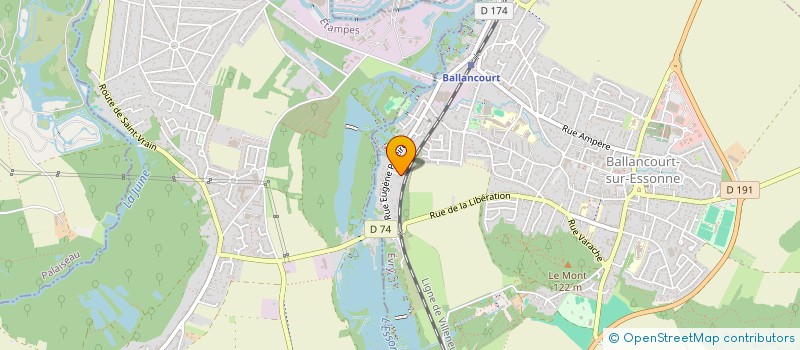 localisation de l'entreprise MONSIEUR ETIENNE SOUFFRON  BALLANCOURT-SUR-ESSONNE