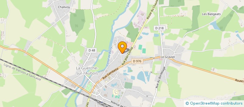 localisation de l'entreprise MONSIEUR ETIENNE STASIAK  LA GUERCHE-SUR-L'AUBOIS