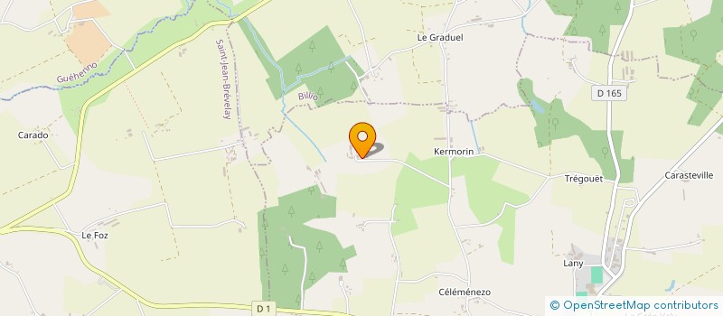 localisation de l'entreprise MONSIEUR ETIENNE TASTARD  PLUMELEC