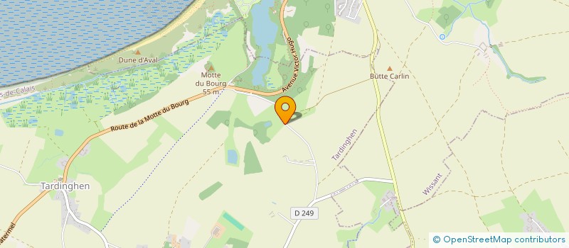 localisation de l'entreprise MONSIEUR ETIENNE TESSIER  TARDINGHEN