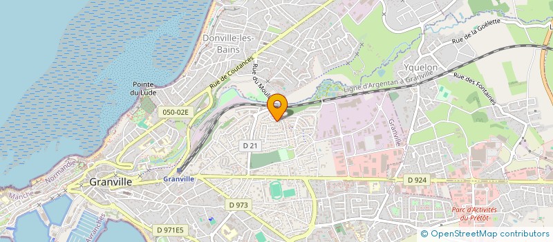 localisation de l'entreprise MONSIEUR ETIENNE THOMAS  GRANVILLE