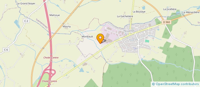 localisation de l'entreprise MONSIEUR ETIENNE TOURET  NUAILLE