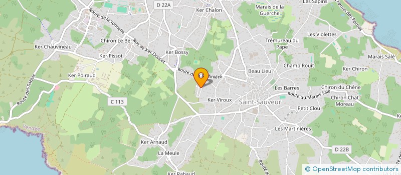 localisation de l'entreprise MONSIEUR ETIENNE TURBE  L'ILE-D'YEU