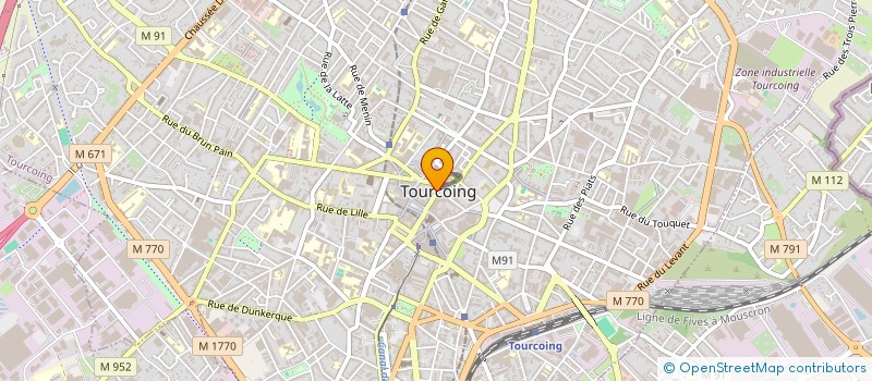 localisation de l'entreprise MONSIEUR ETIENNE VAN DAELE  TOURCOING