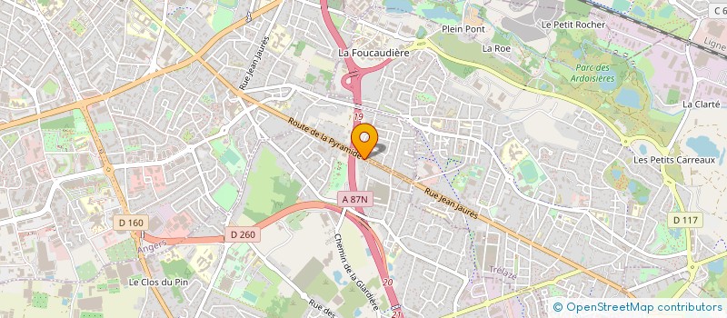 localisation de l'entreprise MONSIEUR ETIENNE VANMOERBEKE  LES PONTS-DE-CE