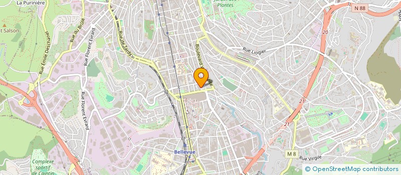 localisation de l'entreprise MONSIEUR ETIENNE VAQUIE  SAINT-ETIENNE