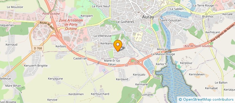 localisation de l'entreprise MONSIEUR ETIENNE VAZZANINO à AURAY