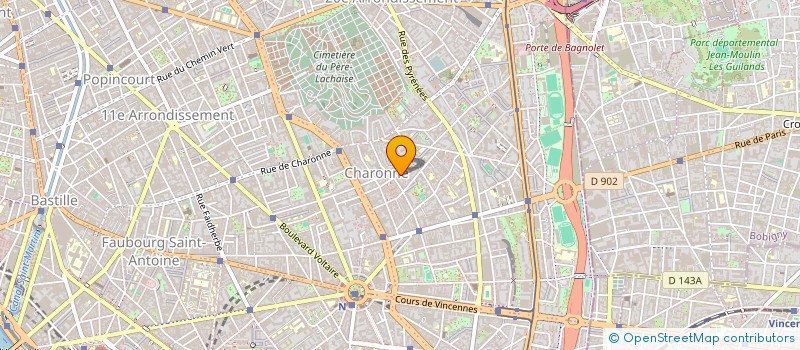 localisation de l'entreprise MONSIEUR ETIENNE VENIARD  PARIS