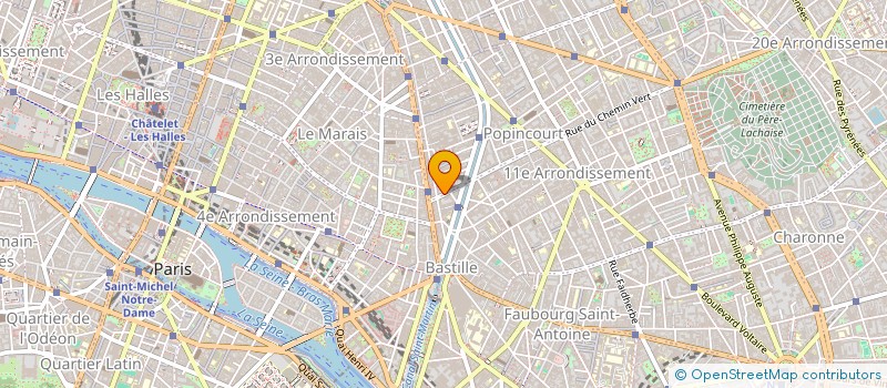 localisation de l'entreprise MONSIEUR ETIENNE VERGER  PARIS