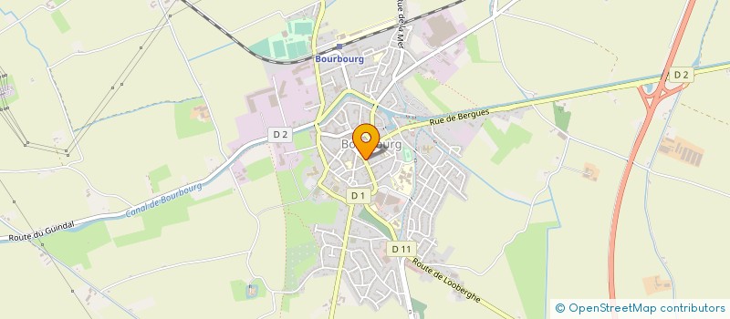 localisation de l'entreprise MONSIEUR ETIENNE VERVA  BOURBOURG