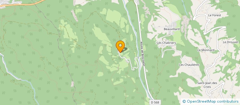 localisation de l'entreprise MONSIEUR ETIENNE VESSOT  CROTS