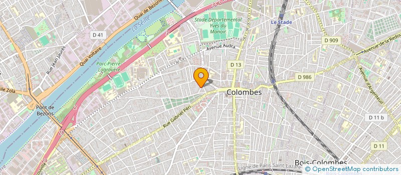 localisation de l'entreprise MONSIEUR ETIENNE VIEILLARD à COLOMBES