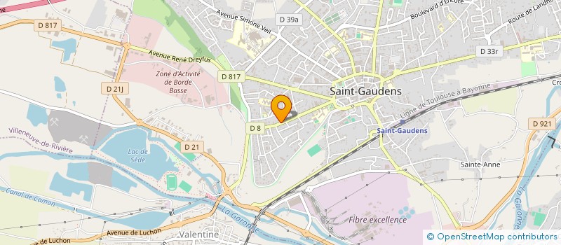 localisation de l'entreprise MONSIEUR ETIENNE VIGNAGA  SAINT-GAUDENS