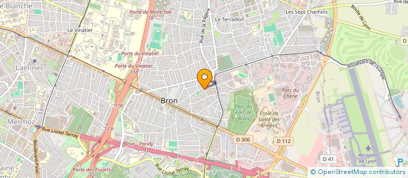 localisation de l'entreprise MONSIEUR ETIENNE VILLAIN  BRON