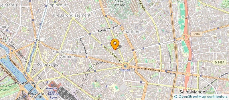 localisation de l'entreprise MONSIEUR ETIENNE VINCENT  PARIS