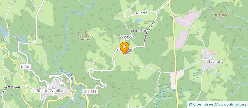 localisation de l'entreprise MONSIEUR ETIENNE VOISIN  GROS-CHASTANG