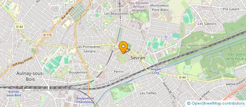 localisation de l'entreprise MONSIEUR ETIENNE WALNEX à SEVRAN