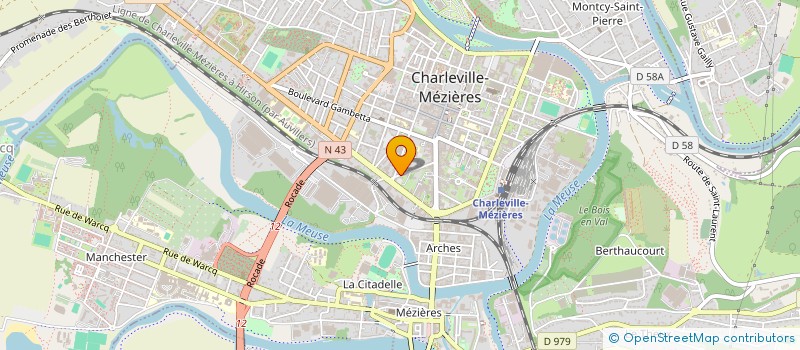 localisation de l'entreprise MONSIEUR ETIENNE WARIN à CHARLEVILLE-MEZIERES