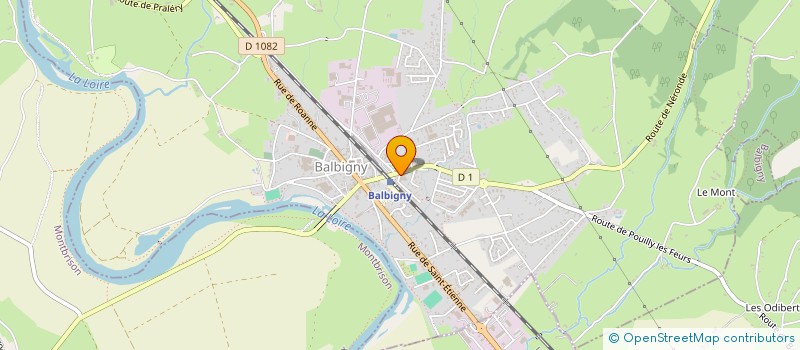 localisation de l'entreprise MONSIEUR ETIENNE YENIL à BALBIGNY